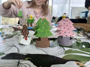 Objetos creados en nuestro taller de adornos navideños